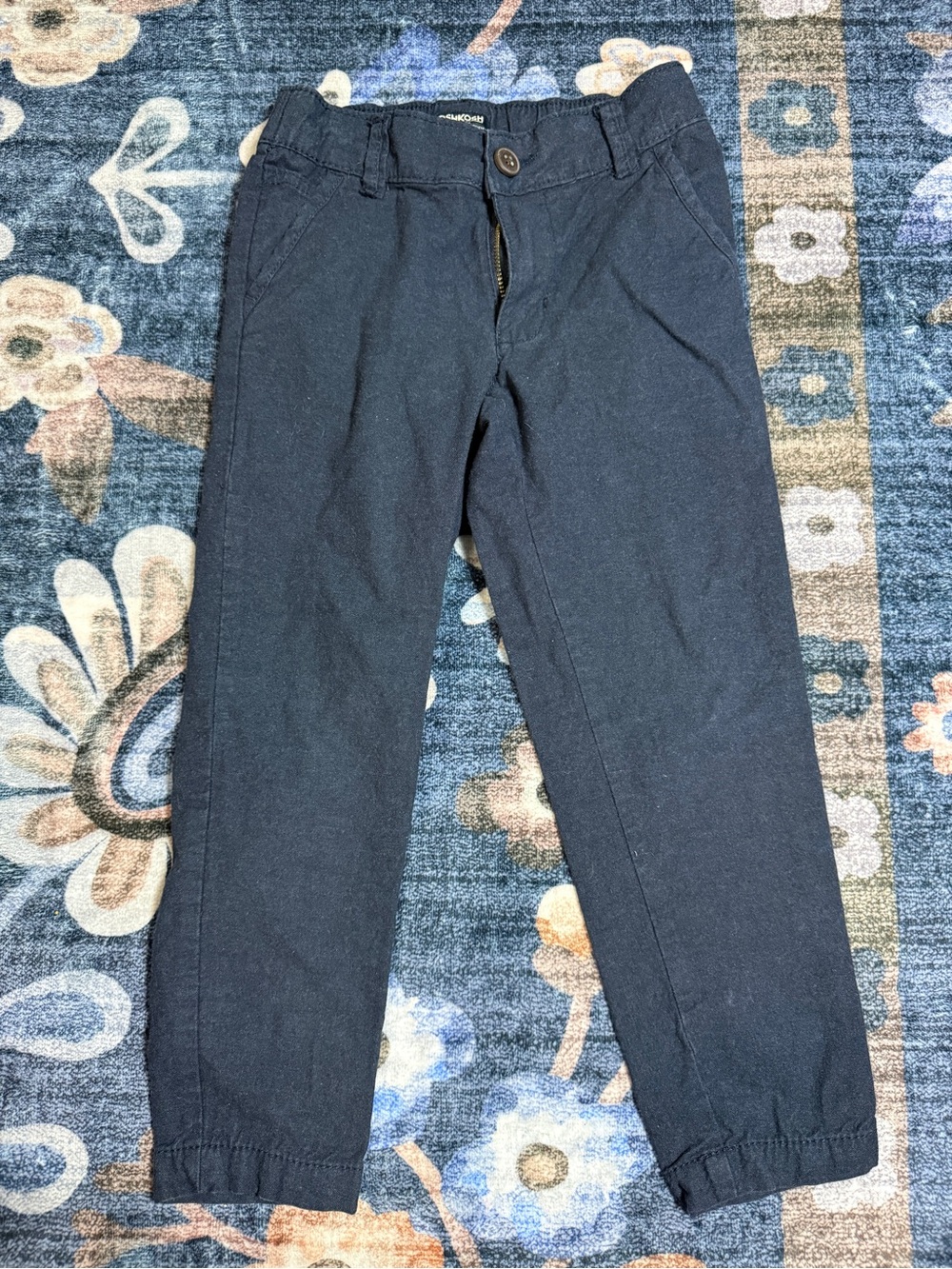 OshKosh B'gosh Dark Navy Pull-Cuff Pants